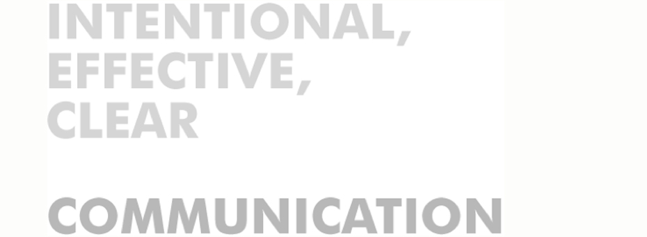 communication, one community, intentional communication,