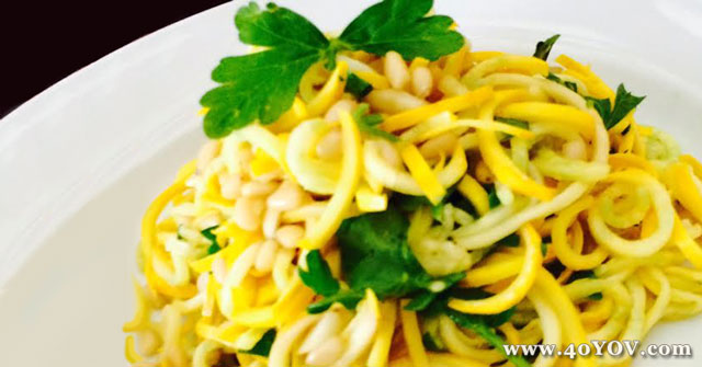 Summer Squash Noodles with Garlic and Lemon, Squash Recipes, Noodle Recipes, One Community