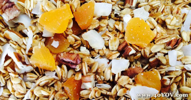 Coconut Pecan and Apricot Cereal, Cereal Recipes, One Community
