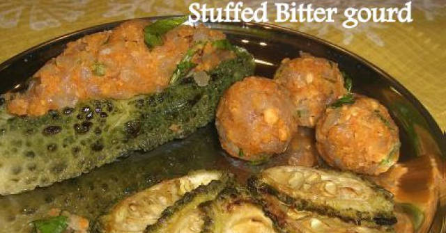 Stuffed Bitter Gourd, Bitter Gourd Recipes, One Community