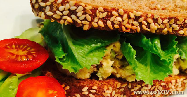 Vegan Lunch Recipes, Mock Tuna Salad Sandwich, One Community